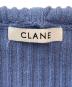 中古・古着 CLANE (クラネ) SHEER HOODED KNIT CARDIGAN ブルー サイズ:2：7000円