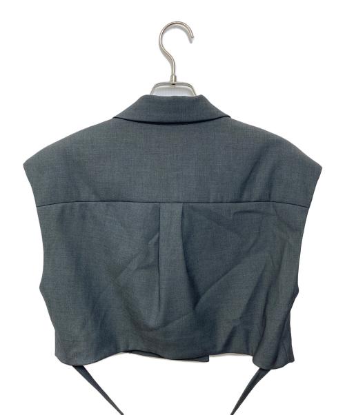 Ameri（アメリ）AMERI (アメリ) MANY WAY SHORT JACKET WITH SKIRT グレー サイズ:Mの古着・服飾アイテム