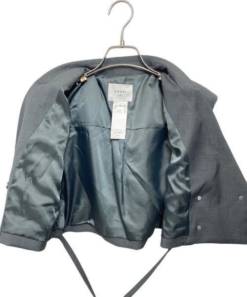 Ameri（アメリ）AMERI (アメリ) MANY WAY SHORT JACKET WITH SKIRT グレー サイズ:Mの古着・服飾アイテム