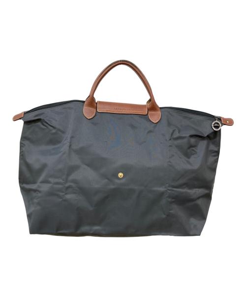 LONGCHAMP（ロンシャン）LONGCHAMP (ロンシャン) ルプリアージュ ボストンバッグ グレーの古着・服飾アイテム