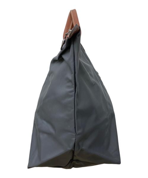 LONGCHAMP（ロンシャン）LONGCHAMP (ロンシャン) ルプリアージュ ボストンバッグ グレーの古着・服飾アイテム