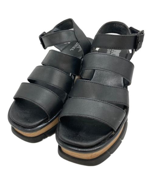 SOREL（ソレル）SOREL (ソレル) JOANIE III ANKLE STRAP ブラック サイズ:24の古着・服飾アイテム