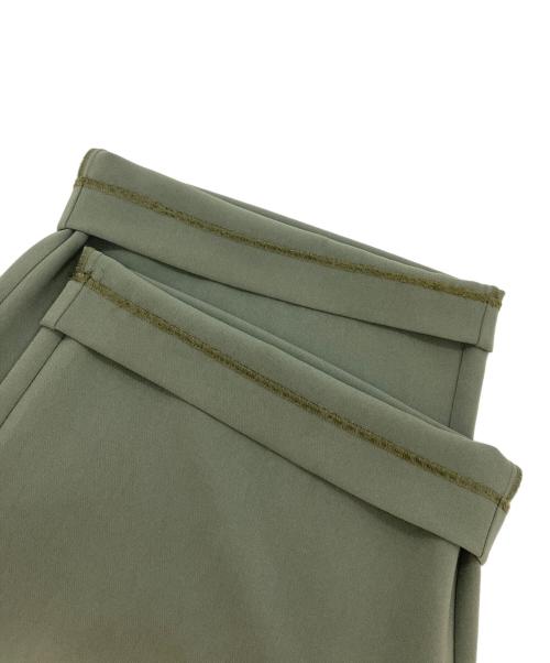SOEJU（ソージュ）SOEJU (ソージュ) タックワイドパンツ グリーン サイズ:Lの古着・服飾アイテム