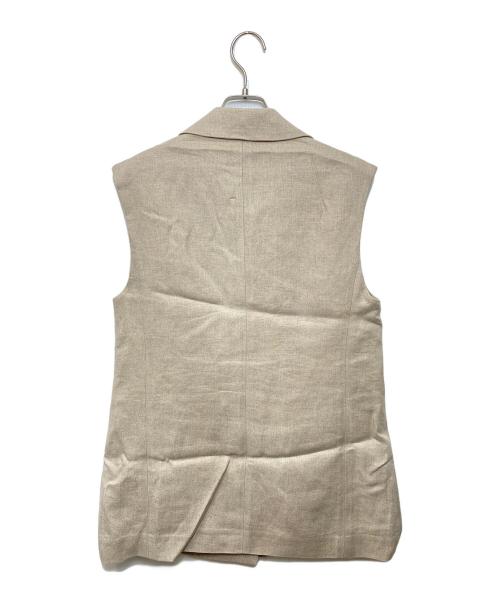 UNITED ARROWS（ユナイテッドアローズ）UNITED ARROWS (ユナイテッドアローズ) テーラード ベスト ベージュ サイズ:38の古着・服飾アイテム