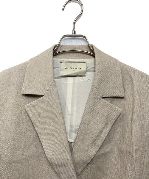 UNITED ARROWS（ユナイテッドアローズ）UNITED ARROWS (ユナイテッドアローズ) テーラード ベスト ベージュ サイズ:38の古着・服飾アイテム