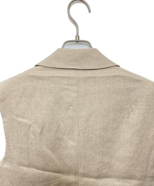 UNITED ARROWS（ユナイテッドアローズ）UNITED ARROWS (ユナイテッドアローズ) テーラード ベスト ベージュ サイズ:38の古着・服飾アイテム