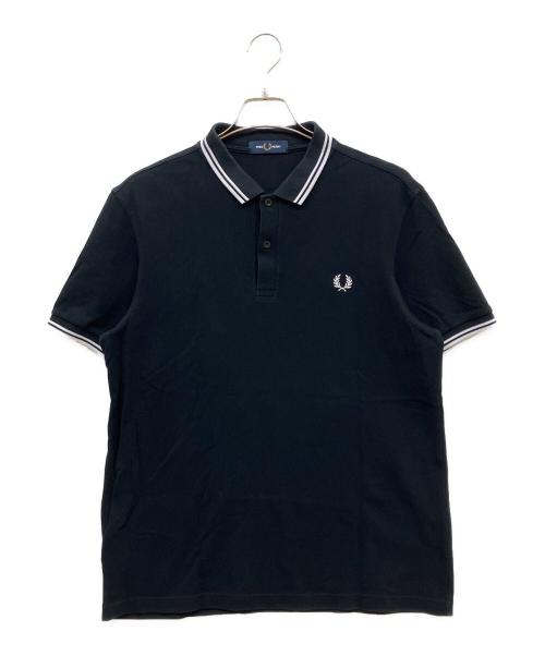 FRED PERRY（フレッドペリー）FRED PERRY (フレッドペリー) ポロシャツ ブラック サイズ:Lの古着・服飾アイテム