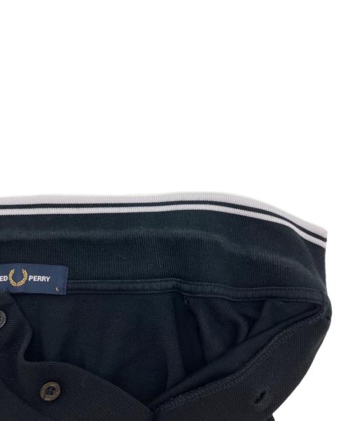 FRED PERRY（フレッドペリー）FRED PERRY (フレッドペリー) ポロシャツ ブラック サイズ:Lの古着・服飾アイテム