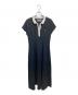 HER LIP TO（ハーリップトゥ）の古着「Short Sleeve Polo Dress」｜ブラック