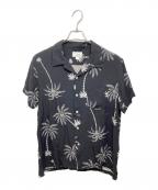 THE CRIMIEザ クライミー）の古着「’’PALM TREE’’ OPEN COLLAR ALOHA SHIRT」｜ブラック