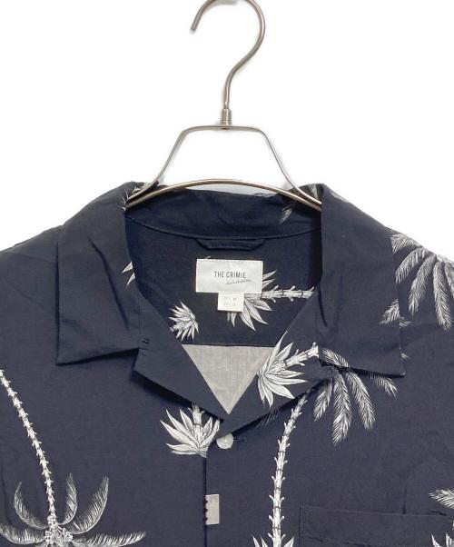 THE CRIMIE（ザ クライミー）THE CRIMIE (ザ クライミー) ’’PALM TREE’’ OPEN COLLAR ALOHA SHIRT ブラック サイズ:Mの古着・服飾アイテム