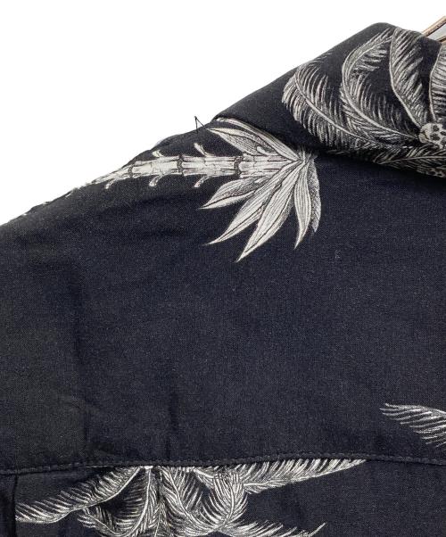 THE CRIMIE（ザ クライミー）THE CRIMIE (ザ クライミー) ’’PALM TREE’’ OPEN COLLAR ALOHA SHIRT ブラック サイズ:Mの古着・服飾アイテム