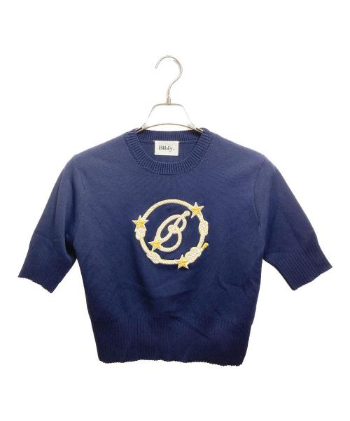 Bibiy.（ビビィ）Bibiy. (ビビィ) B. STELLAR KNIT ネイビー サイズ:Fの古着・服飾アイテム