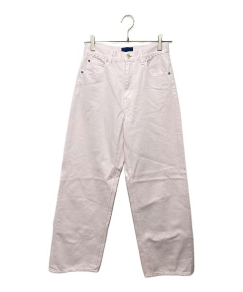 SERGE（サージ）SERGE (サージ) ストレートデニムパンツ アイスピンク サイズ:23 未使用品の古着・服飾アイテム