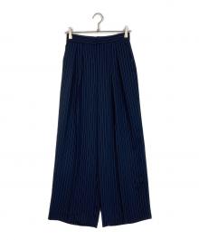 Plage（プラージュ）の古着「pin stripe スラックス」｜ネイビー