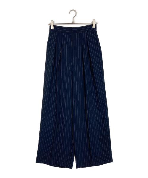 Plage（プラージュ）Plage (プラージュ) pin stripe スラックス ネイビー サイズ:38の古着・服飾アイテム