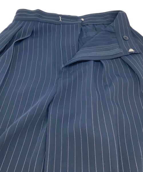 Plage（プラージュ）Plage (プラージュ) pin stripe スラックス ネイビー サイズ:38の古着・服飾アイテム