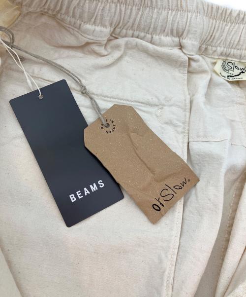 orSlow（オアスロウ）orSlow (オアスロウ) fennica (フェニカ) Hand Paint Takumi Pants エクリュ サイズ:4 未使用品の古着・服飾アイテム