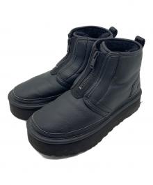 UGG（アグ）の古着「Neumel Platform Zip」｜ブラック