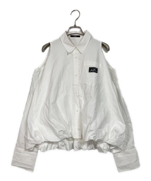 SORIN（ソリン）SORIN (ソリン) Cut Out Balloon Shirt ホワイト サイズ:3の古着・服飾アイテム