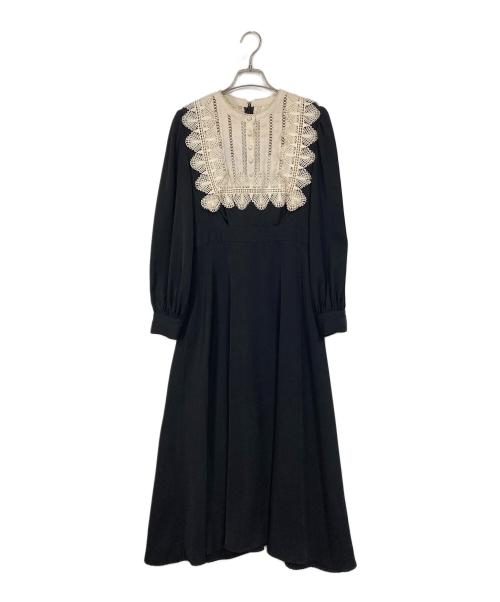 HER LIP TO（ハーリップトゥ）HER LIP TO (ハーリップトゥ) Le Grand Midi Dress/  ドレスワンピース ブラック サイズ:Mの古着・服飾アイテム