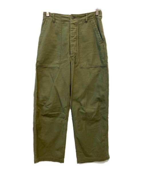 leno（リノ）LENO (リノ) BAKER PANTS カーキ サイズ:28の古着・服飾アイテム