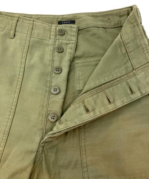 leno（リノ）LENO (リノ) BAKER PANTS カーキ サイズ:28の古着・服飾アイテム