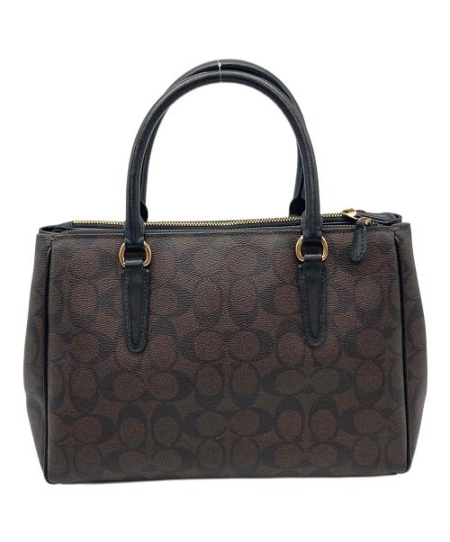 COACH（コーチ）COACH (コーチ) サリー キャリーオール ブラウン サイズ:実寸参照の古着・服飾アイテム