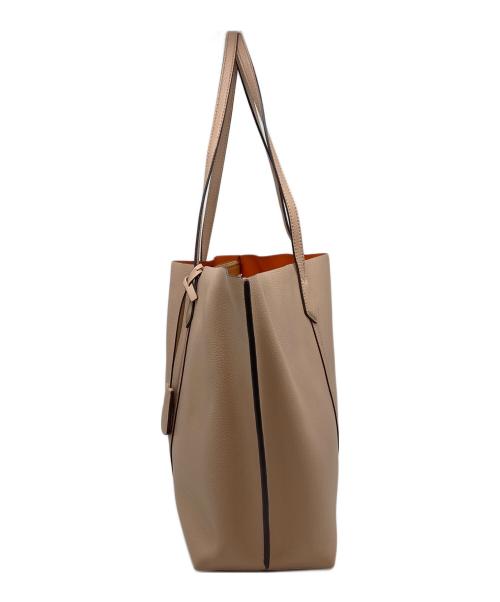 TORY BURCH（トリーバーチ）TORY BURCH (トリーバーチ) トリプルコンパートメントトートバッグ ピンク サイズ:実寸参照の古着・服飾アイテム
