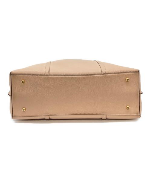 TORY BURCH（トリーバーチ）TORY BURCH (トリーバーチ) トリプルコンパートメントトートバッグ ピンク サイズ:実寸参照の古着・服飾アイテム