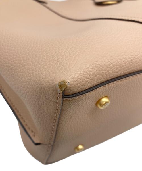 TORY BURCH（トリーバーチ）TORY BURCH (トリーバーチ) トリプルコンパートメントトートバッグ ピンク サイズ:実寸参照の古着・服飾アイテム