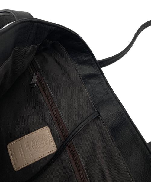 russet（ラシット）russet (ラシット) レザー2WAYトートバッグ ブラック サイズ:実寸参照の古着・服飾アイテム