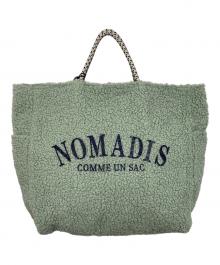NOMADIS（ノマディス）の古着「SAC BOA ボアトートバッグ」｜グリーン