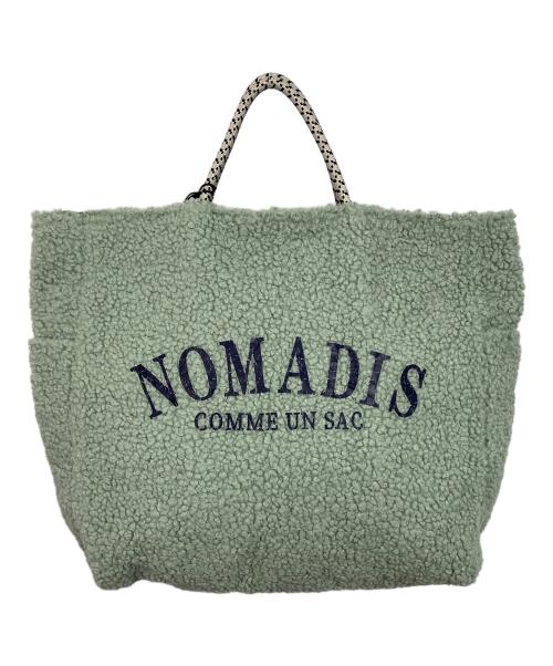 NOMADIS（ノマディス）NOMADIS (ノマディス) SAC BOA ボアトートバッグ グリーン サイズ:実寸参照の古着・服飾アイテム