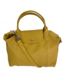 LONGCHAMP（ロンシャン）の古着「2WAYバッグ」｜イエロー
