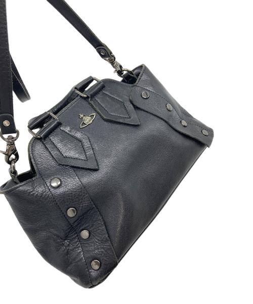 Vivienne Westwood（ヴィヴィアンウエストウッド）Vivienne Westwood (ヴィヴィアンウエストウッド) ヌーロック2WAYバッグ ブラック サイズ:実寸参照の古着・服飾アイテム