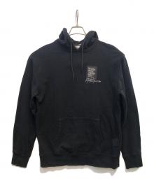 New Era×YOHJI YAMAMOTO（ニューエラ×ヨウジヤマモト）の古着「HOODIE YY LABEL LOGO」｜ブラック