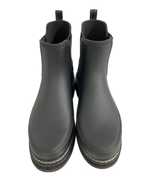 HUNTER（ハンター）HUNTER (ハンター) リファインド スティッチ ディテール チェルシー ブーツ ブラック サイズ:UK6の古着・服飾アイテム