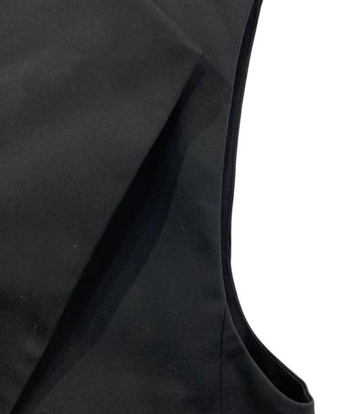 DES PRES（デ プレ）DES PRES (デ プレ) ハイカウントコットンストレッチワイドラペルジレ ブラック サイズ:Fの古着・服飾アイテム