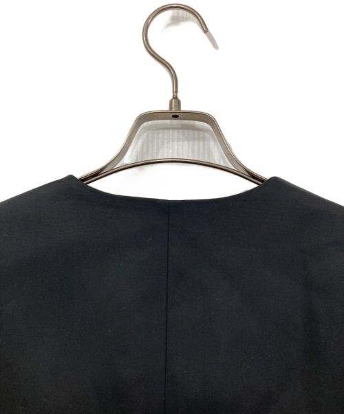 DES PRES（デ プレ）DES PRES (デ プレ) ハイカウントコットンストレッチワイドラペルジレ ブラック サイズ:Fの古着・服飾アイテム