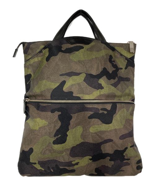 PELLE MORBIDA（ペッレモルビダ）PELLE MORBIDA (ペッレモルビダ) トートバッグ グリーンの古着・服飾アイテム