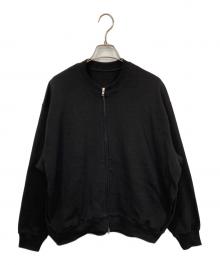 SLOBE IENA（スローブ イエナ）の古着「ダブルZIP クルーネックカーディガン」｜ブラック