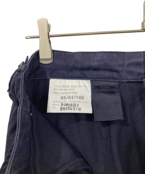 ROYAL NAVY（ロイヤルネイビー）ROYAL NAVY (ロイヤルネイビー) トラウザーカーゴパンツ ネイビー サイズ:85の古着・服飾アイテム