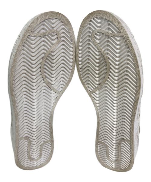 adidas（アディダス）adidas (アディダス) レザースニーカー ホワイト サイズ:US9の古着・服飾アイテム