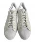 adidas (アディダス) レザースニーカー ホワイト サイズ:US9：8000円