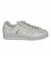 中古・古着 adidas (アディダス) レザースニーカー ホワイト サイズ:US9：8000円