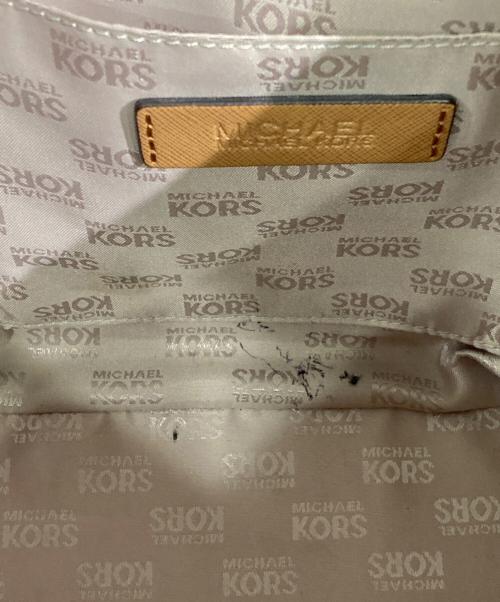 MICHAEL KORS（マイケルコース）MICHAEL KORS (マイケルコース) トートバッグ ホワイトの古着・服飾アイテム