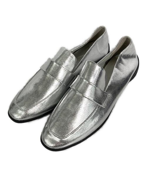 Le Talon（ル タロン）Le Talon (ル タロン) レインモールドローファー シルバー サイズ:24.0の古着・服飾アイテム