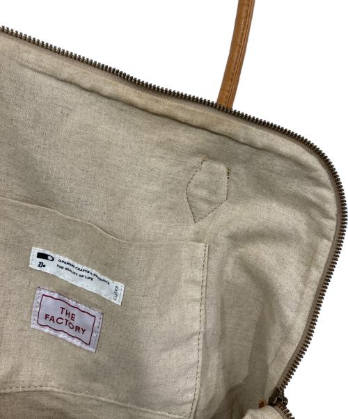 CLASKA（クラスカ）CLASKA (クラスカ) THE FACTORY (ザ ファクトリー) レザートートバッグ キャメルの古着・服飾アイテム