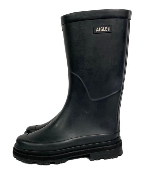 AIGLE（エーグル）AIGLE (エーグル) レインブーツ ブラック サイズ:24.0の古着・服飾アイテム